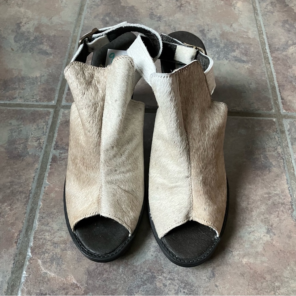 Cowhide Heels